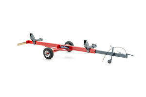 Trolley for COCHET GTSH mowing bar - red