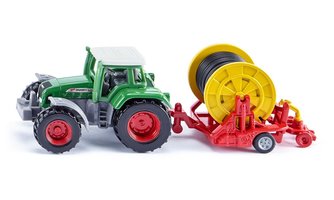 Tractor with irrigation reel