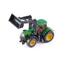 John Deere 6215R with front loader