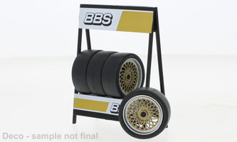 Additional wheel set: BBS silver and gold, set of 4 wheels