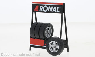 Additional wheel set: Ronal X Pack silver, set of 4 wheels