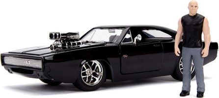DODGE - DOM'S DODGE CHARGER R/T WITH TORETTO FIGURE 1970 - FAST & FURIOUS 7