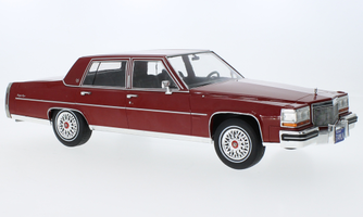 Cadillac Fleetwood Brougham, metalická-tmavo červená, 1982