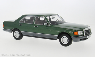 Mercedes triedy S (W126), tmavozelený, 1979