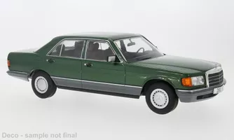 Mercedes triedy S (W126), tmavozelený, 1979