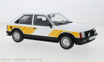 Opel Kadett D SR in Weiß/Gelb, Baujahr 1983