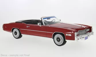 Cadillac Eldorado kabriolet, červený, 1976