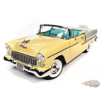 CHEVROLET - BEL AIR CABRIOLET 1955 YELLOW-SILVER