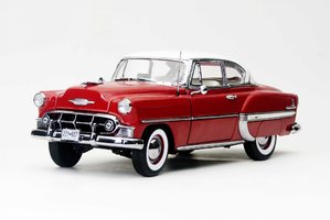 Chevrolet Bel Air Hardtop Coupe, tmavo červená, 1953