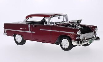 Chevrolet Bel Air Tuning, Metallic Red, 1955