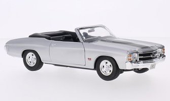Chevrolet Chevelle SS 454 Convertible, strieborná, 1971