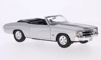 Chevrolet Chevelle SS 454 Convertible, strieborná, 1971