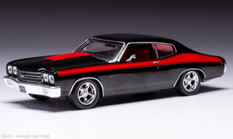 Chevrolet Chevelle SS, čierna, 1970