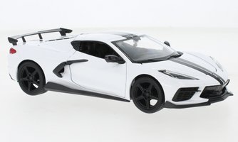 Chevrolet Corvette Stingray (C8), biela, 2020