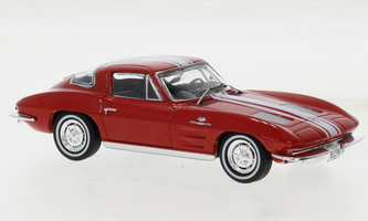 Chevrolet Corvette Stingray, červená/biela, 1963