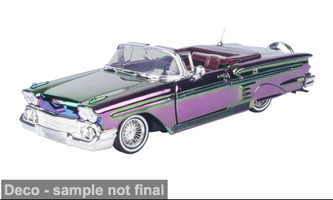 Chevrolet Impala fialová/zelená 1958