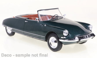 Citroen DS 19 Cabrio, tmavozelená metalíza, 1963