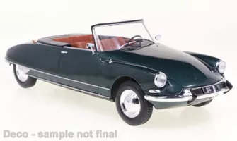 Citroen DS 19 Cabrio, tmavozelená metalíza, 1963