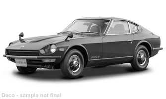 Datsun Fairlady Z (S30) RHD, Tmavozelený, 1970