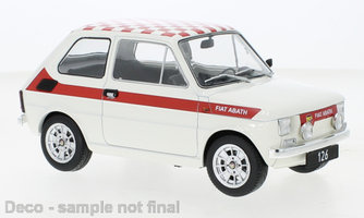Fiat 126 Abarth-Look, biela, 1972