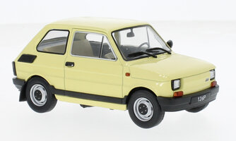 Fiat 126p, light yellow, 1985