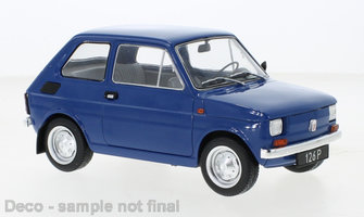 Fiat Polski 126p, modrá, 1972