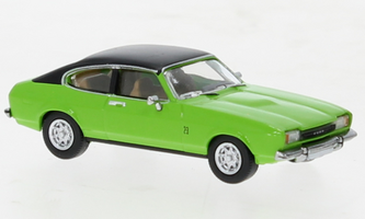 Ford Capri MK II 1974, svetlozelená/matná čierna