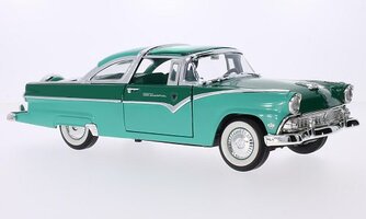 Ford Crown Victoria, turquoise/dark green, 1955