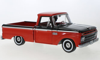 Ford F-100 customs Cab Pickup, červená/čierna, 1965