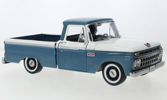 Ford F-100 customs Cab Pickup, modrá/biela, 1965