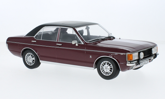 Ford Granada MK I, Metalická tmavo-červená/matná čierna, 1975