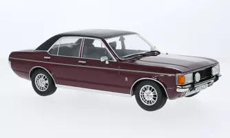 Ford Granada MK I, Metalická tmavo-červená/matná čierna, 1975