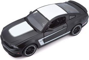 Ford Mustang Boss 302, matt black/white