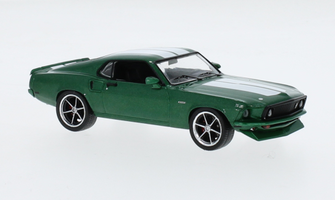 Ford Mustang Fastback, metalická zelená, 1969