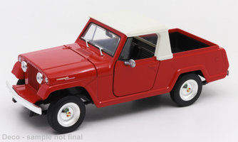 Jeep Jeepster Commando Pick Up, červený