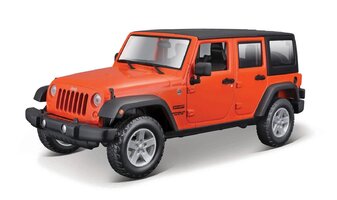 Jeep Wrangler Unlimited, metal oranžová, 2017