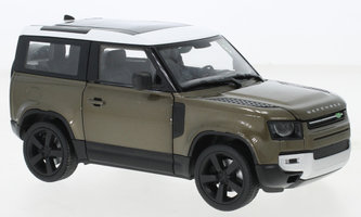 Land Rover Defender, kovovo-hnedá/biela, 2020