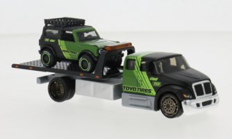 Maisto, International Durastar Flatbed, schwarz/grün