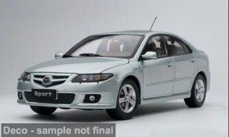 Silberner Mazda 3 Sport
