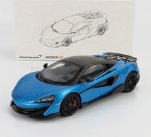 McLAREN 600LT 2018 MODRÁ MET