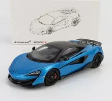 McLAREN 600LT 2018 BLUE MET