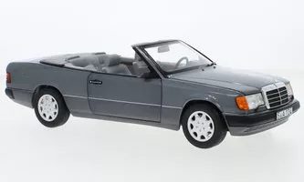 Mercedes 300 CE-24 Cabriolet, metallic-grau, mit Verdeck, 1991