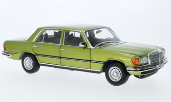 Mercedes 450 SEL (W116), metallic-hellgrün, 1976