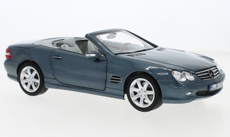 Mercedes SL 500 , modrá metalíza, 2001