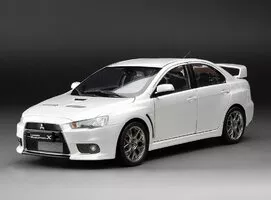 Mitsubishi Lancer Evolution X, white