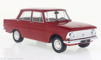 Moskwitsch 408, tmavo červená, 1966