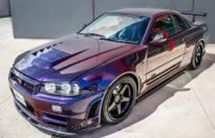 Kópia NISSAN SKYLINE GT-R (R34) Z-TUNE 1999 FIALOVÁ