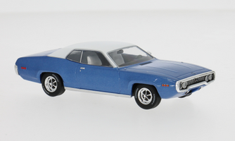 Plymouth Satellite Sebring Plus, blue-white, 1971