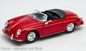 Porsche 356 A Speedster, red
