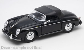 Porsche 356 A Speedster, čierna